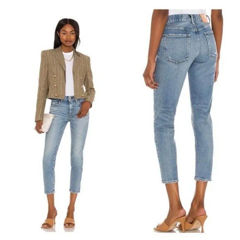 ✨Moussy vintage Denim Light Faded Blue Wash Edmond Skinny Jeans 27✨